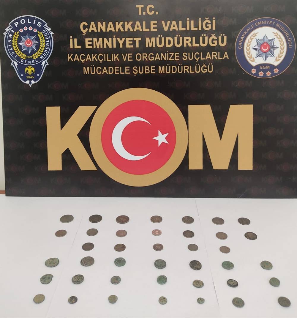 Çanakkale’de tarihi eser kaçakçılığı operasyonu