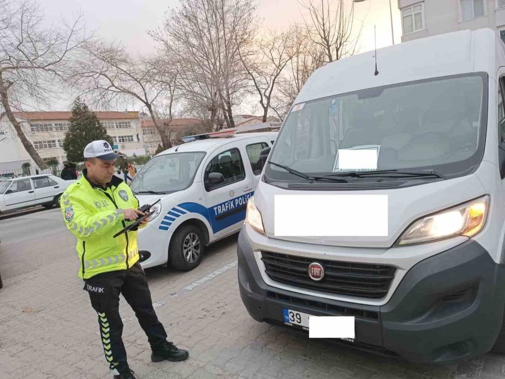 Kırklareli’nde okul servislerine denetim