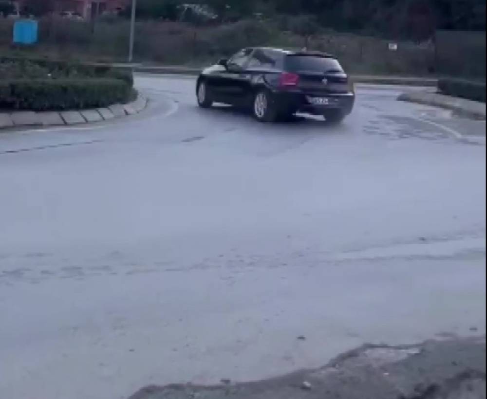 Beykoz’da kavşakta drift yapan sürücüye 22 bin 13 TL ceza