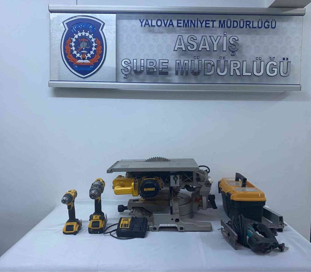 Yalova’da inşaat malzemesi hırsızı yakalandı