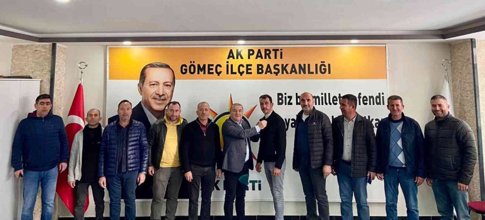 Gömeç’te Memleket Partisi yönetimi toplu halde AK Parti’ye geçti