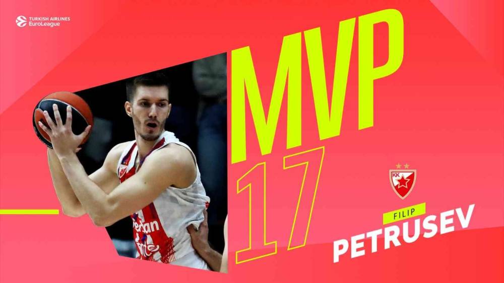 Euroleague’de haftanın MVP’si Filip Petrusev