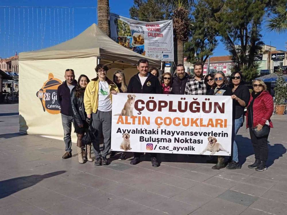 Ayvalık’ta Çöplüğün Altın Çocuklarına anlamlı destek