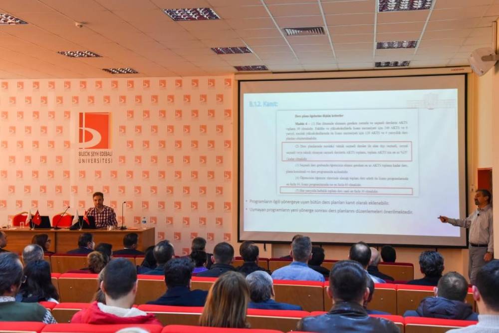 BŞEÜ’de eğitim öğretim süreçlerinde kalite hakkında bilgilendirmeler yapıldı