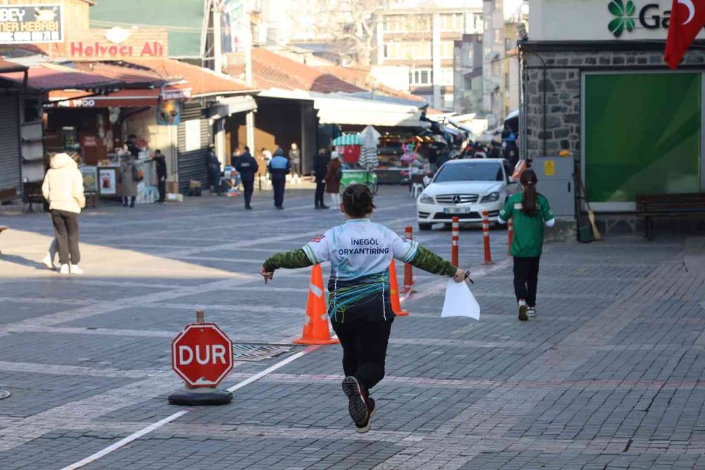 Tarihi çarşıda oryantiring heyecanı