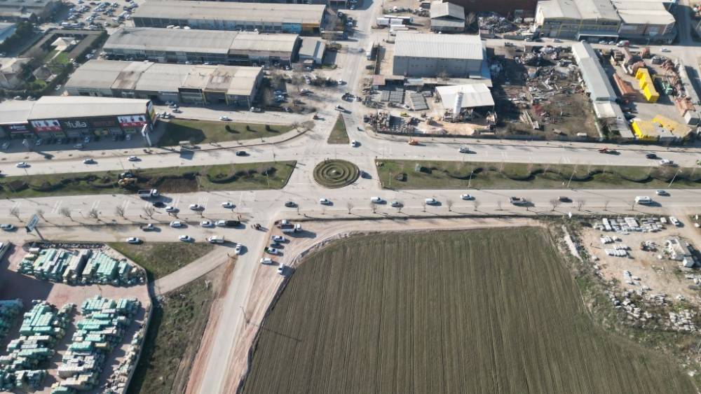 Akpınar Kavşağı’nda çalışmalar başladı