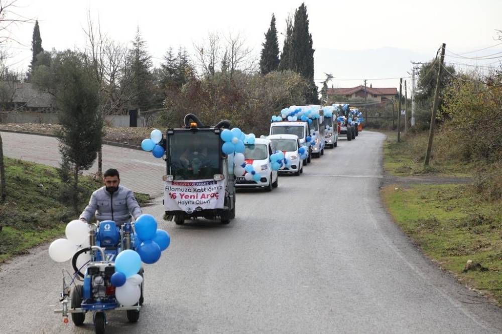 Öz kaynaklarla 16 yeni hizmet aracı