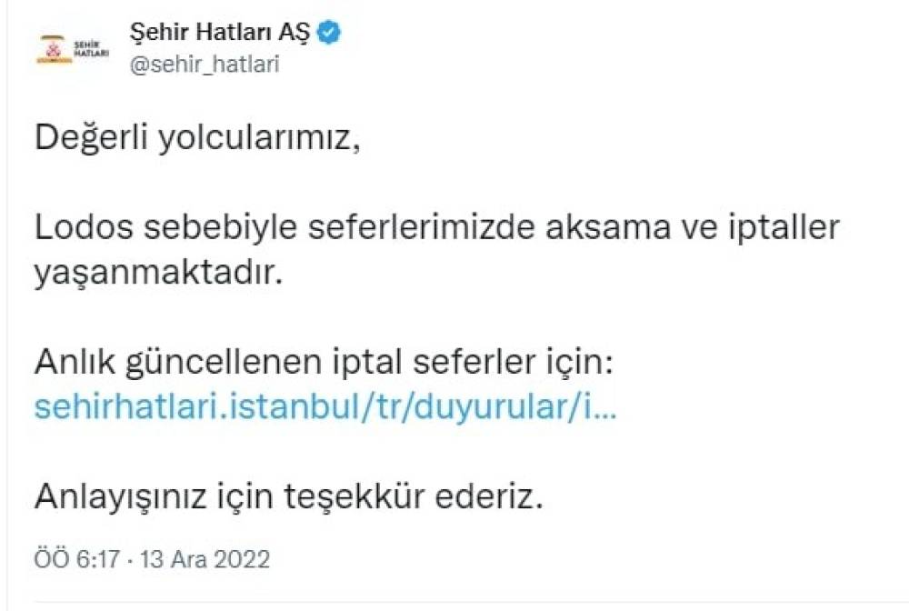 İstanbul’da şiddetli lodos vapur seferlerini aksattı