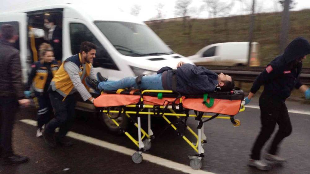 Çorlu’da 3 ayrı trafik kazası: 7 yaralı