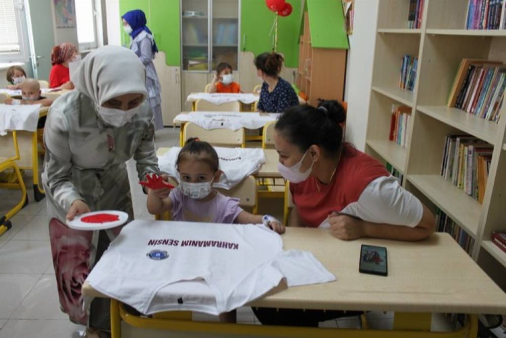 Bursa'da kahraman babalara duygulandıran hediye