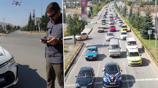 Dronlarla takip edilen sünnet ve düğün konvoylarına bir günde 84 bin lira ceza