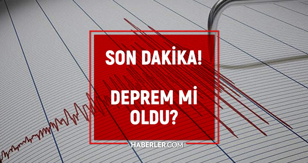 Kütahya deprem mi oldu? 28 Eylül Kütahya / Gediz kaç şiddetinde deprem oldu?