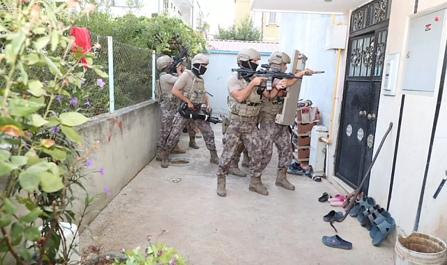 Mersin Tarsus'ta Tefeci Operasyonu: 14 Şüpheli Gözaltına Alındı