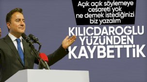Ali Babacan: Muhafazakardan demokrat olmaz diyenler yüzünden kaybettik