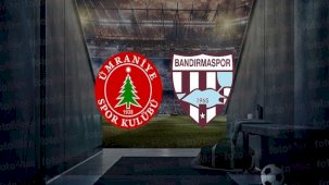 Ümraniyespor - Bandırmaspor maçı ne zaman? Saat kaçta? Hangi kanalda canlı yayınlanacak? | Trendyol 1. Lig