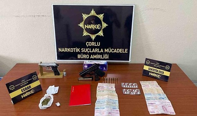 Tekirdağ'da uyuşturucu tacirlerine operasyon: 10 gözaltı