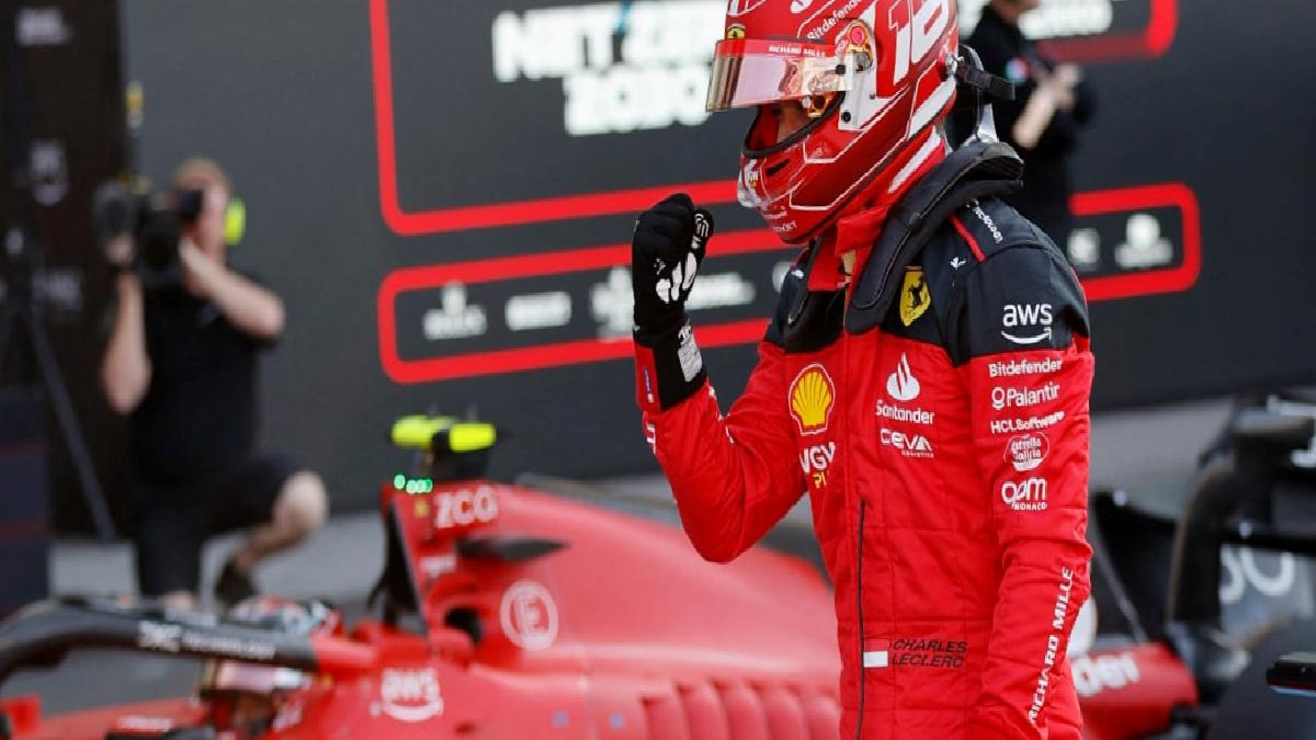 Formula 1'de pole pozisyonu Charles Leclerc'in