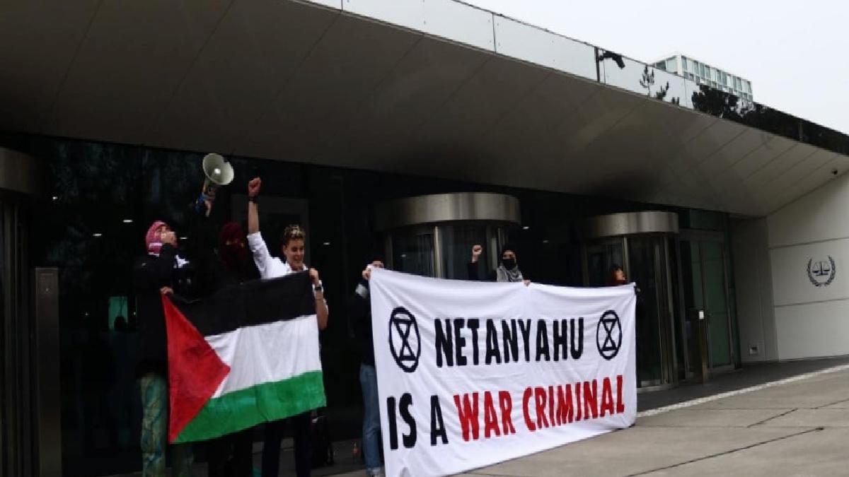 Hollanda'da İsrail karşıtı protesto: Netanyahu bir savaş suçlusu