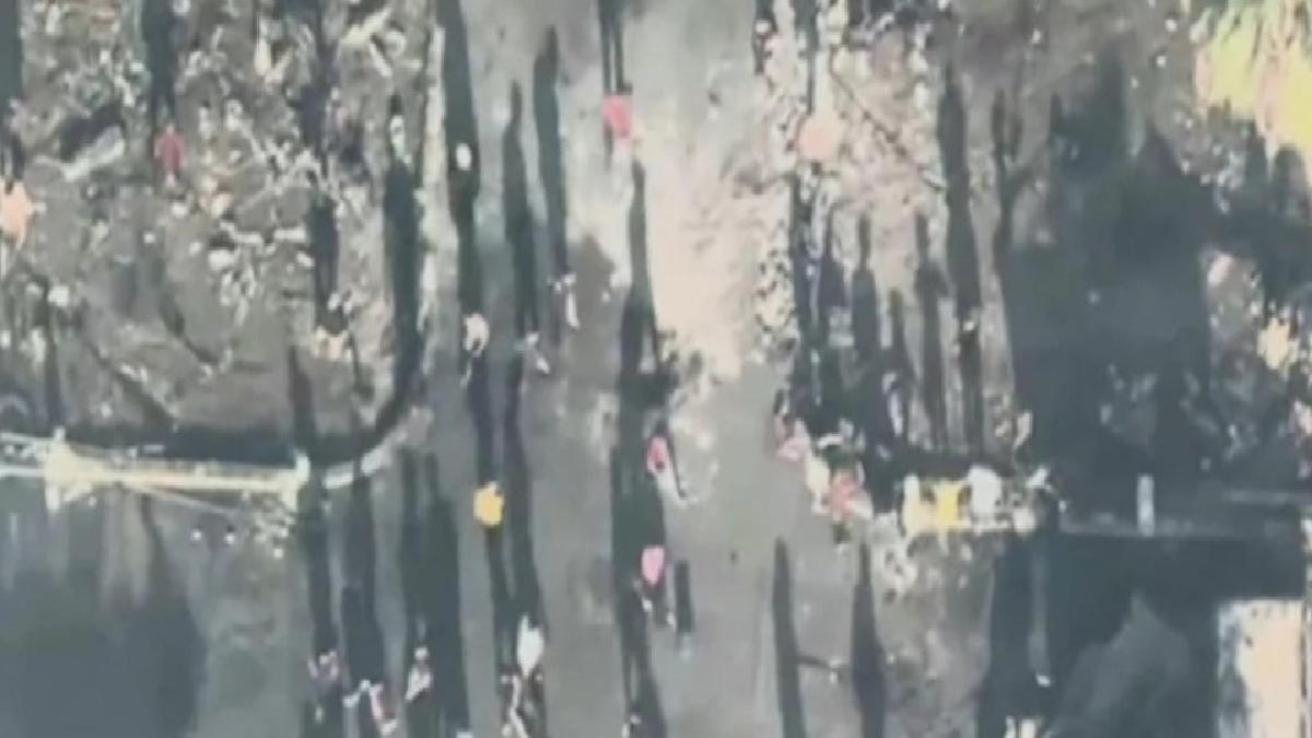 İsrail Gazze'de hastaneyi bombaladı! Havadan görüntülerini paylaştı...