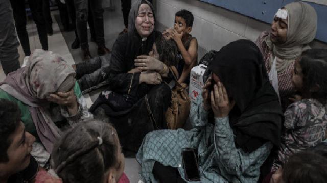 İsrail'in hastane katliamı sonrası Müslümanlar ayağa kalktı: Yapılan saldırı protesto ediliyor