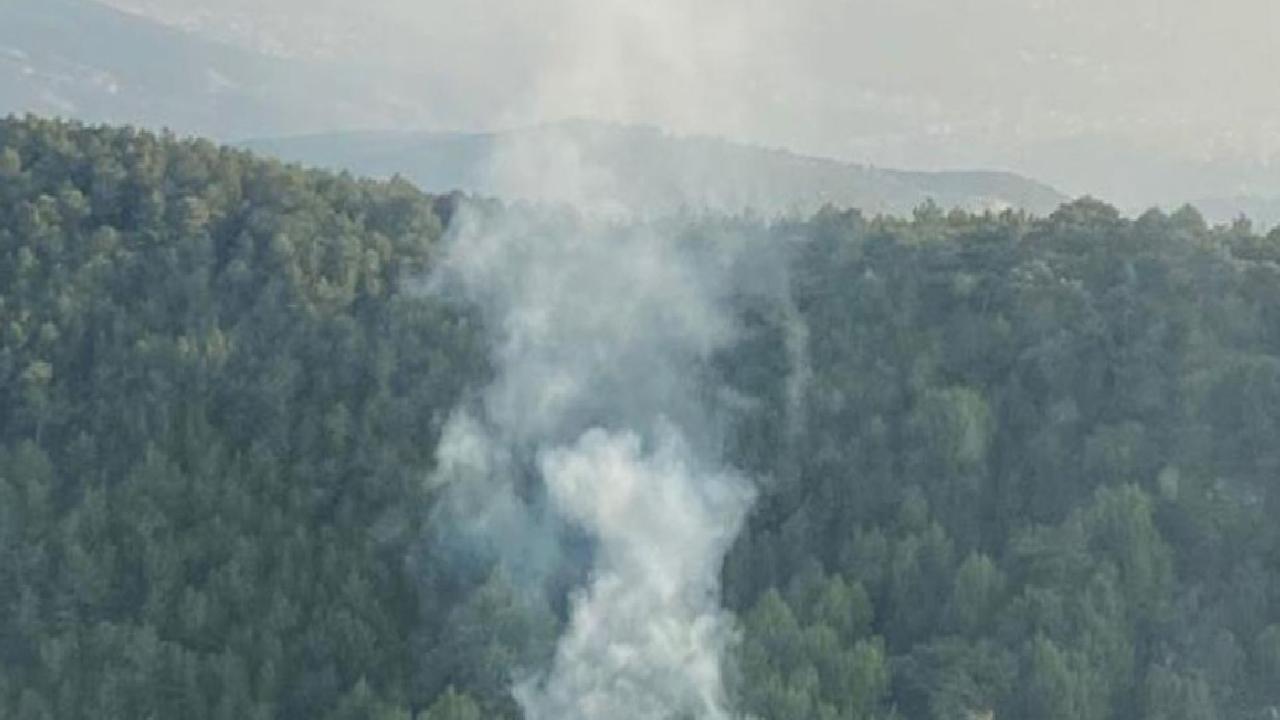 İzmir'de orman yangını: 58 dakikada denetim altına alındı