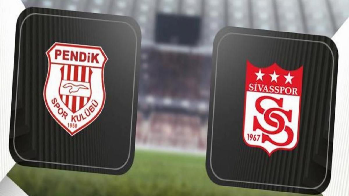 Pendikspor-Sivasspor (11'ler belli oldu)