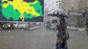 43 il için sarı ve turuncu kodlu alarm: Kuvvetli yağacak dikkatli olun