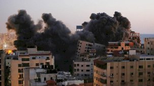 BM: Gazze'de güvenli olması gereken yerler bile bombalanıyor