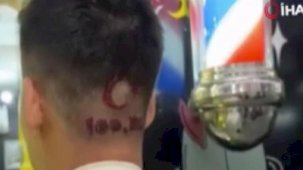 Bolu'da berberin 100. yıl tıraşı