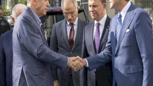 Cumhurbaşkanı Erdoğan AK Parti Genel Merkezi'nde