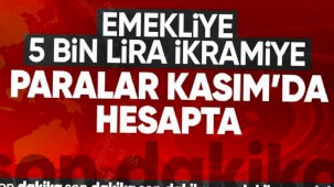 Emeklilere 5 bin lira ikramiye TBMM'de kabul edildi