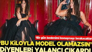 Fazla kilolarından utanmayı öğrenmişti… O kilolarla zirveye çıktı: Ünlü model podyumun yıldızı oldu