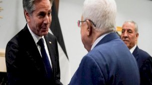 Filistin Devlet Başkanı Abbas, ABD Dışişleri Bakanı Blinken'la şakalaştı