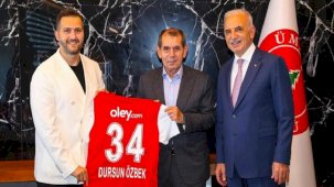 Galatasaray Başkanı Dursun Özbek'ten Ümraniyespor'a ziyaret