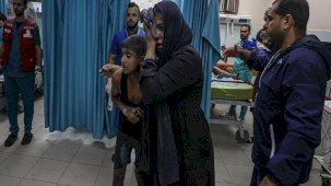 Gazze gece boyunca bombalandı