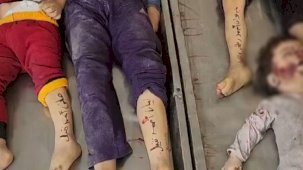 Gazze'de hayatını kaybedince tanınmak için isimleri vücutlarına yazılan çocuklar öldü