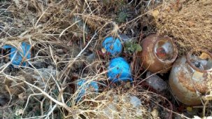 Hakkari'de terör operasyonu! Teröristlere ait malzemeler ele geçirildi