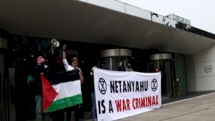 Hollanda'da İsrail karşıtı protesto: Netanyahu bir savaş suçlusu