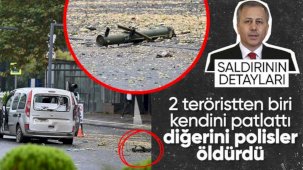 İçişleri Bakanı Ali Yerlikaya açıkladı! '2 terörist bombalı saldırı eyleminde bulundu'