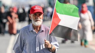 İstanbullular 'Büyük Filistin Mitingi' için yollara düştü