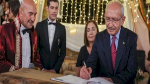Kemal Kılıçdaroğlu, Tunç Soyer'in kızının nikah şahidi oldu