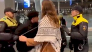 PKK destekçilere izin veren Hollanda polisi Filistin'e destek eylemini engelledi