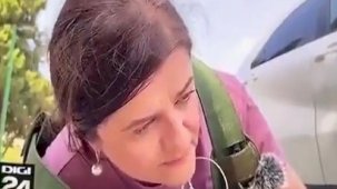 Romanyalı muhabir İsrail'i mağdur göstermek isterken komik duruma düştü