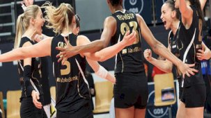 VakıfBank, Galatasaray'a set vermedi