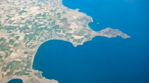 Van Gölü havzası havadan görüntülendi