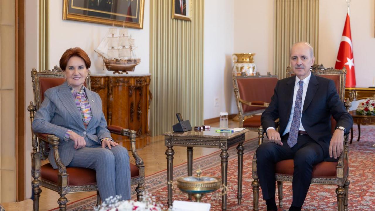 TBMM Lideri Kurtulmuş, Akşener ile görüştü