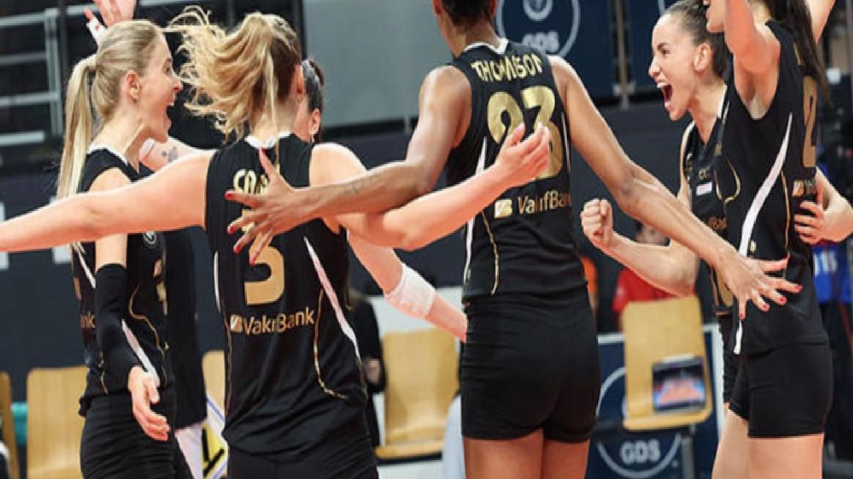 VakıfBank, Galatasaray'a set vermedi