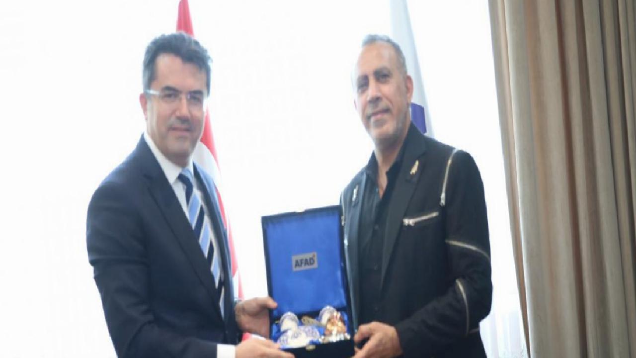 AFAD Başkanı Memiş, Haluk Levent ile görüştü