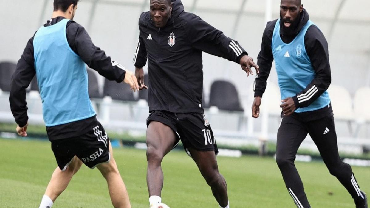 Beşiktaş, Samsunspor maçı öncesinde taktik ve kondisyon çalıştı
