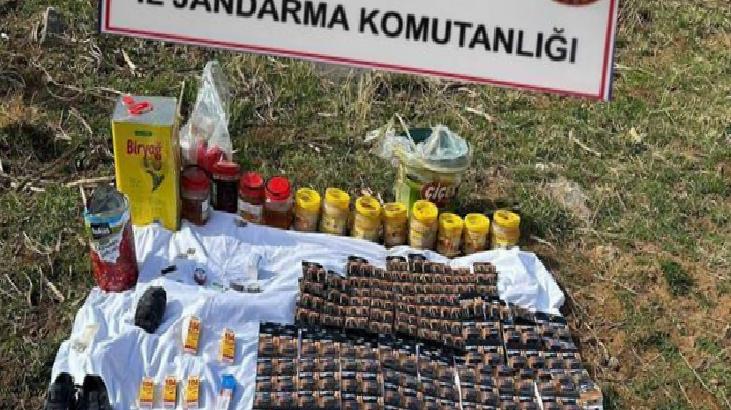Bitlis'te teröristlere ati yaşam malzemesi ele geçirildi